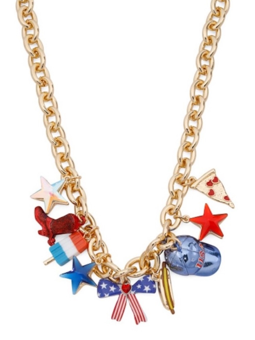 Betsey Johnson Americana Necklace